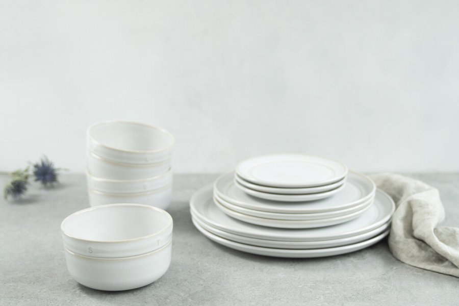 Staub Boussole Dining Line Tallerken 22 cm, Off-White