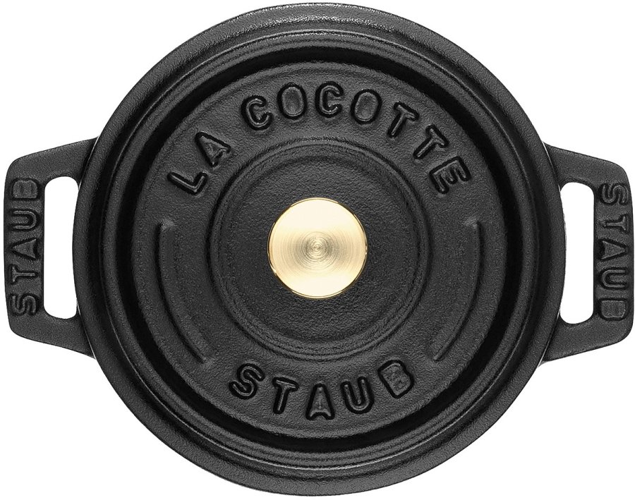 Staub Stbejerngryde 10 cm, Sort