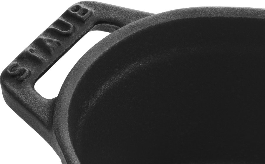 Staub Oval Stbejernsgryde 11 cm, Sort