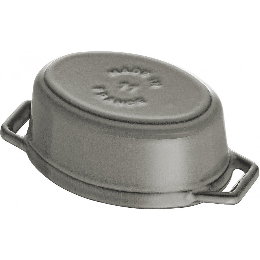 Staub Oval Gryde 11 cm Stbejern, gr