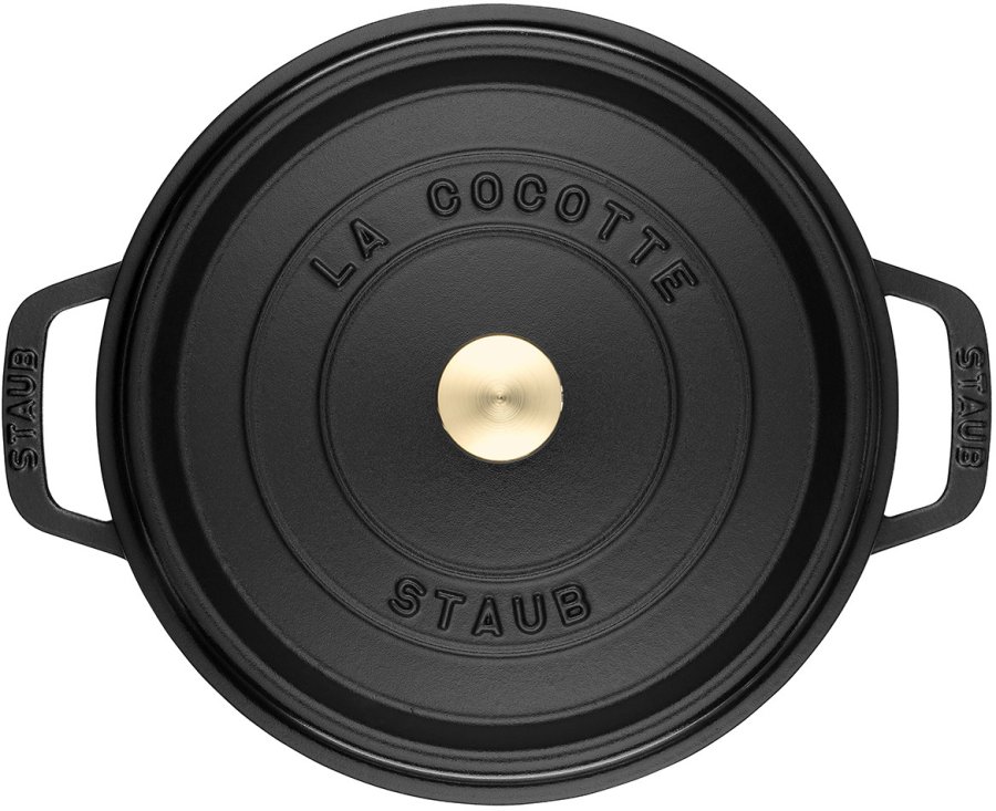 Staub Stbejerngryde 14 cm/0,8 L, Sort