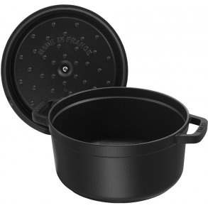 Staub La Cocotte Støbejernsgryde 22 cm/2,6 L, Sort