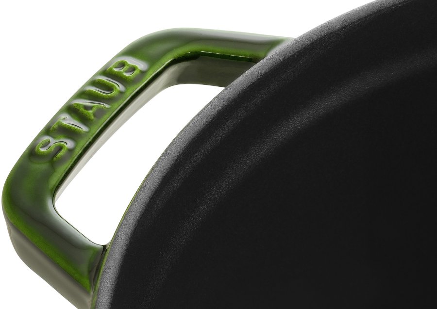 Staub Rund Gryde 28 cm Stbejern, grn