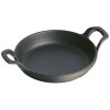 Staub Auflaufform Gusseisen 12 cm, Schwarz