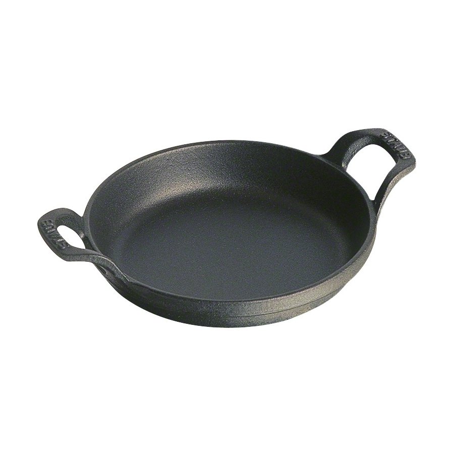 Staub Auflaufform Gusseisen 12 cm, Schwarz