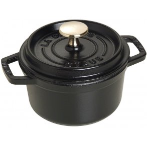 Staub Brter aus Gusseisen 14 cm, Schwarz