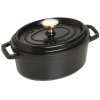 Staub Oval Stbejerngryde 17 cm/1 L, Sort