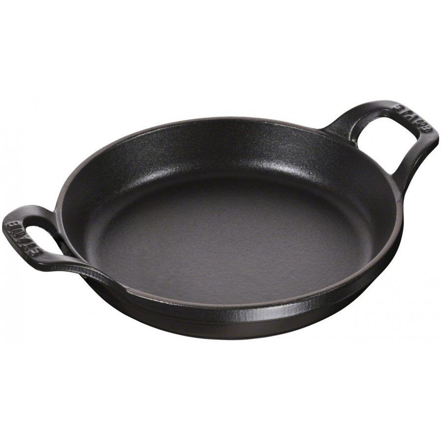 Staub Auflaufform Gusseisen 16 cm, Schwarz