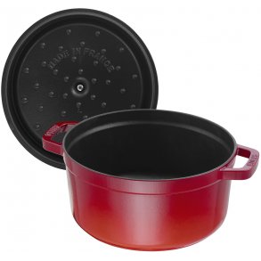 Staub Rund Støbejerngryde 18 cm/1,7 L, Rød