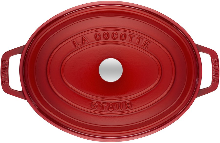 Staub Oval Stbejernsgryde 37 cm/8 L, Rd