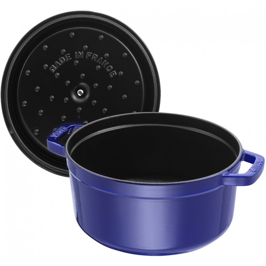 Staub Brter aus Gusseisene 24 cm, Dunkelblau