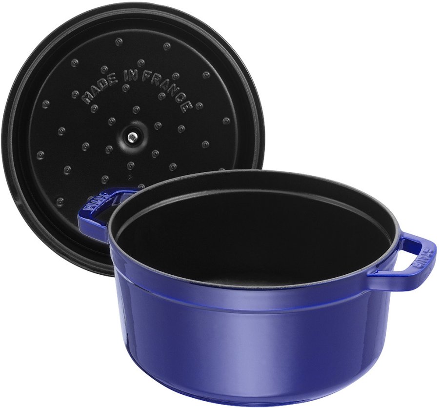 Staub Brter aus Gusseisen 30 cm, Dunkelblau