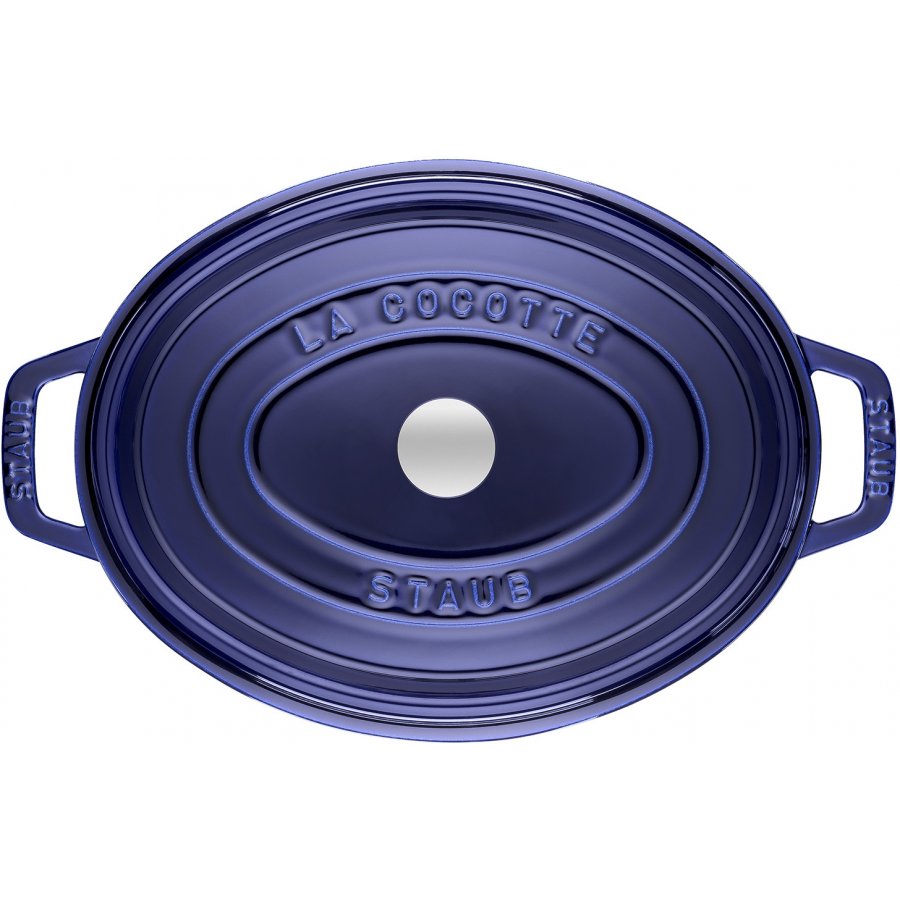 Staub Oval Stbejernsgryde 31 cm/5,5 L, Mrkebl