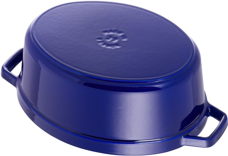 Staub Oval Stbejernsgryde 33 cm/6,7 L, Mrkebl