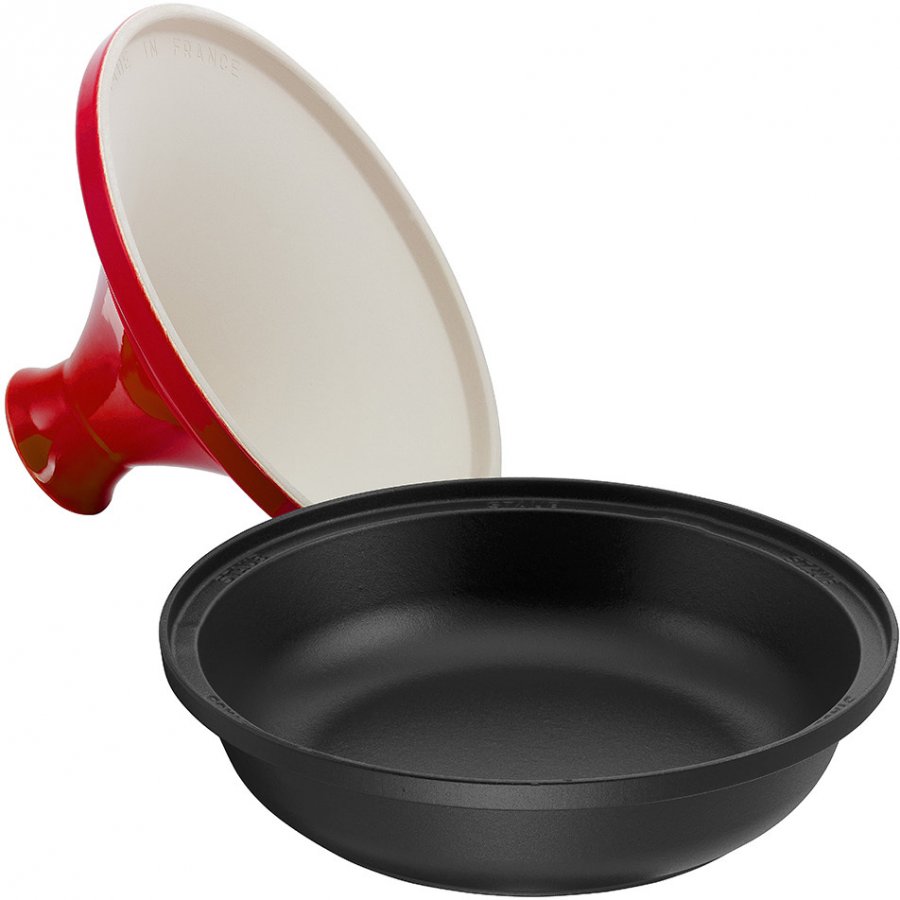 Staub Tagine 28 cm, Schwarz/Rot