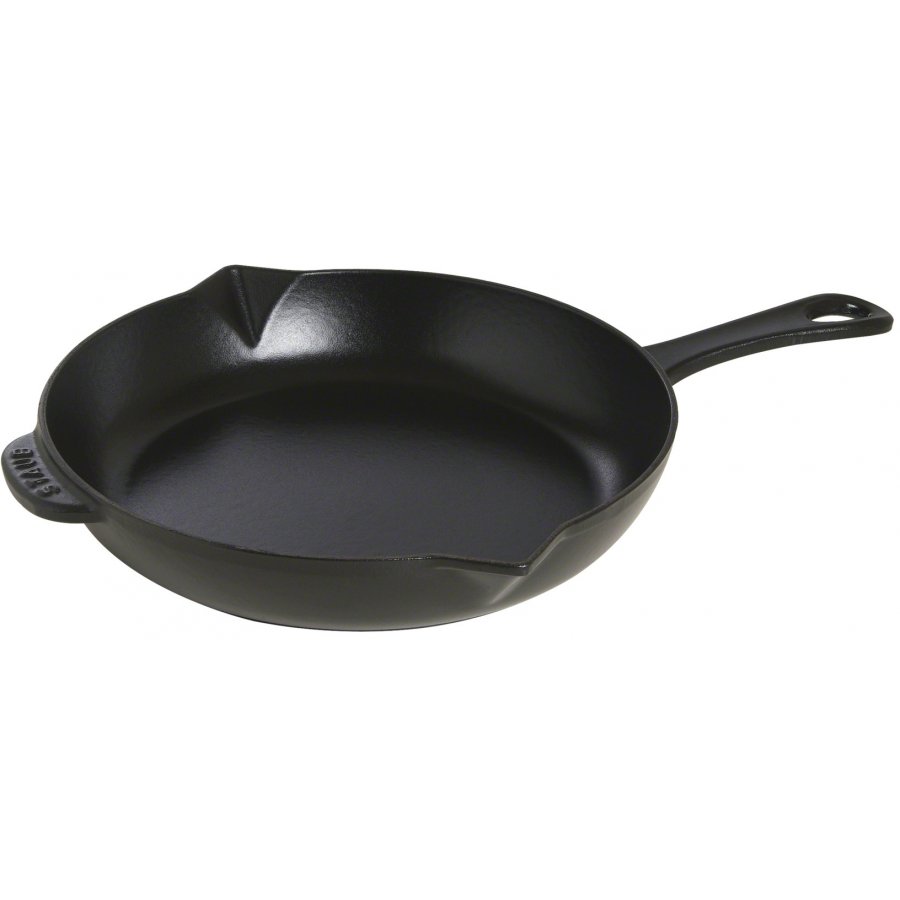 Staub Bratpfanne aus Gusseisen m. Griff 26 cm, Schwarz