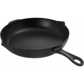 Staub Støbejernspande m. Håndtag Ø26 cm, Sort