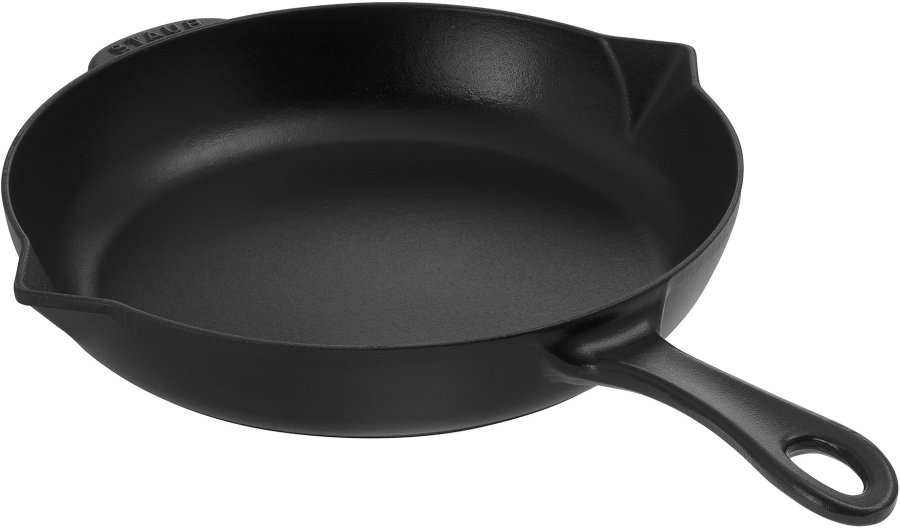 Staub Bratpfanne aus Gusseisen m. Griff 26 cm, Schwarz