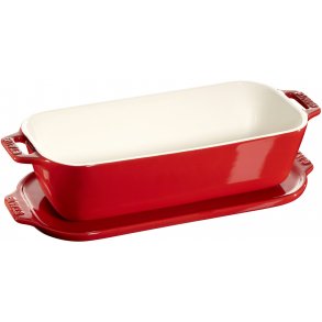 Staub Rekt. Terrine Stent�j 26x12 cm, r�d