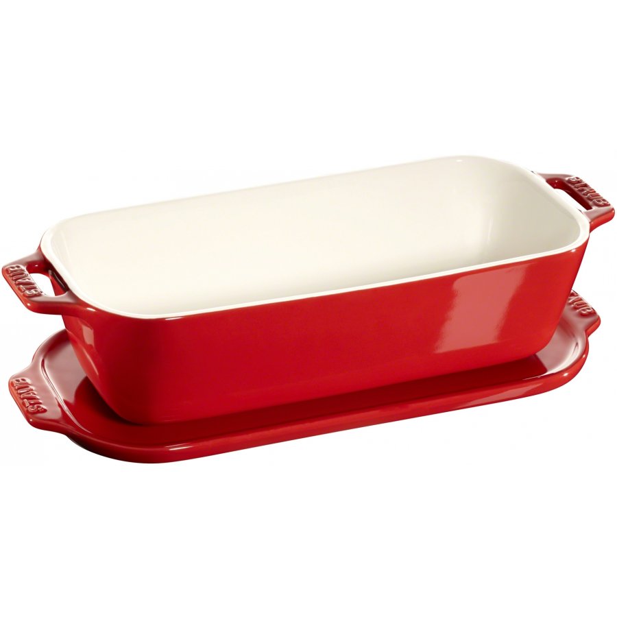 Staub Rekt. Terrine Stent�j 26x12 cm, r�d