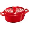Staub Mini Cocotte oval stentj 11 cm, rd