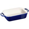 Staub Rect. Ofenform Keramik 14x11 cm, Blau