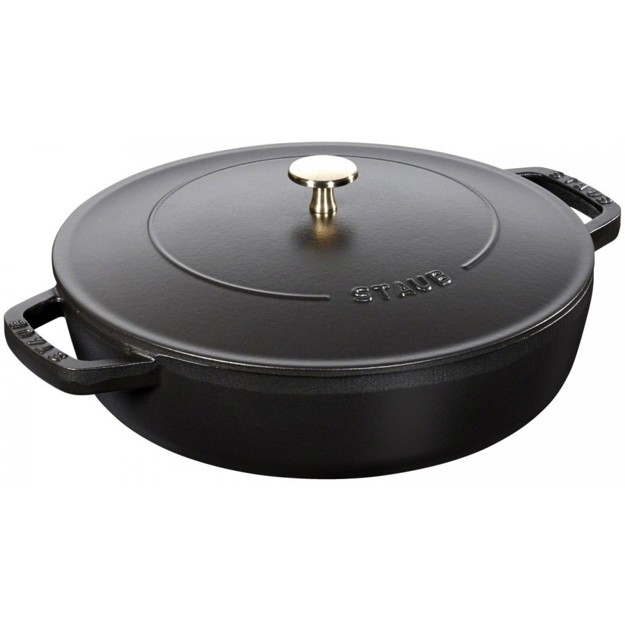 Staub Christera Sauteuse 28 cm, Schwarz