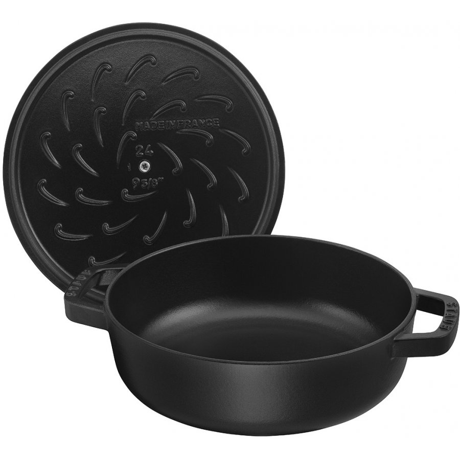 Staub Christera Sauteuse 28 cm, Schwarz