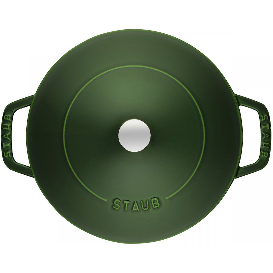 Staub Sautepande Christera Rund 28 cm, grn