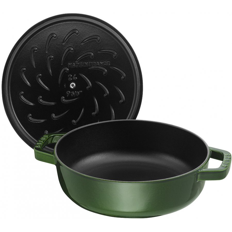 Staub Sautepande Christera Rund 28 cm, grn