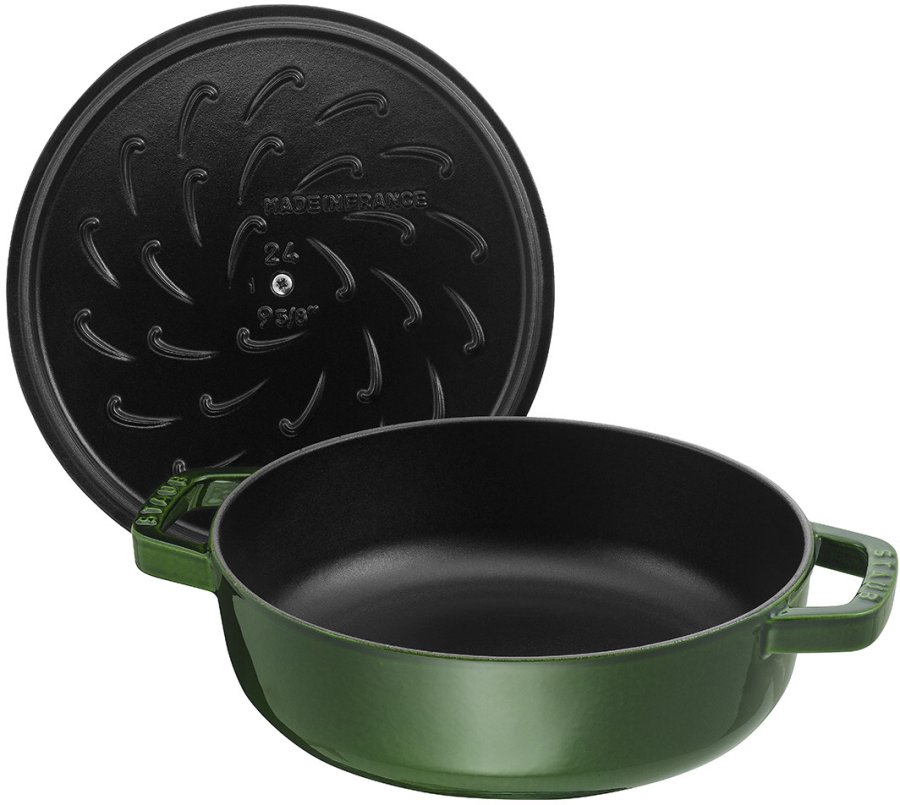 Staub Sautepande Christera Rund 28 cm, grn