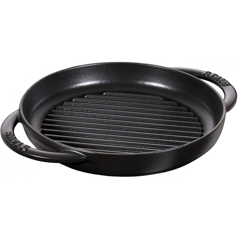 Staub Grillpfanne 22 cm, Schwarz