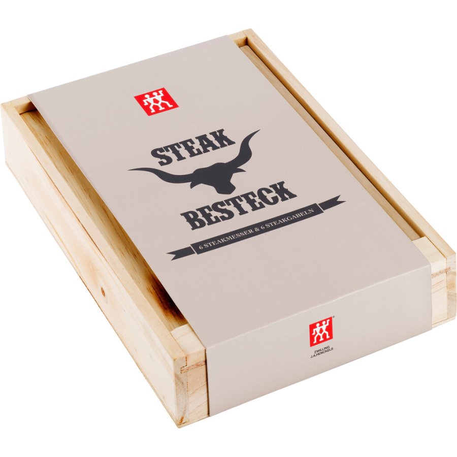 Zwilling Melbourne Steakbesteck Set 12-teilig, Stahl Glnzend