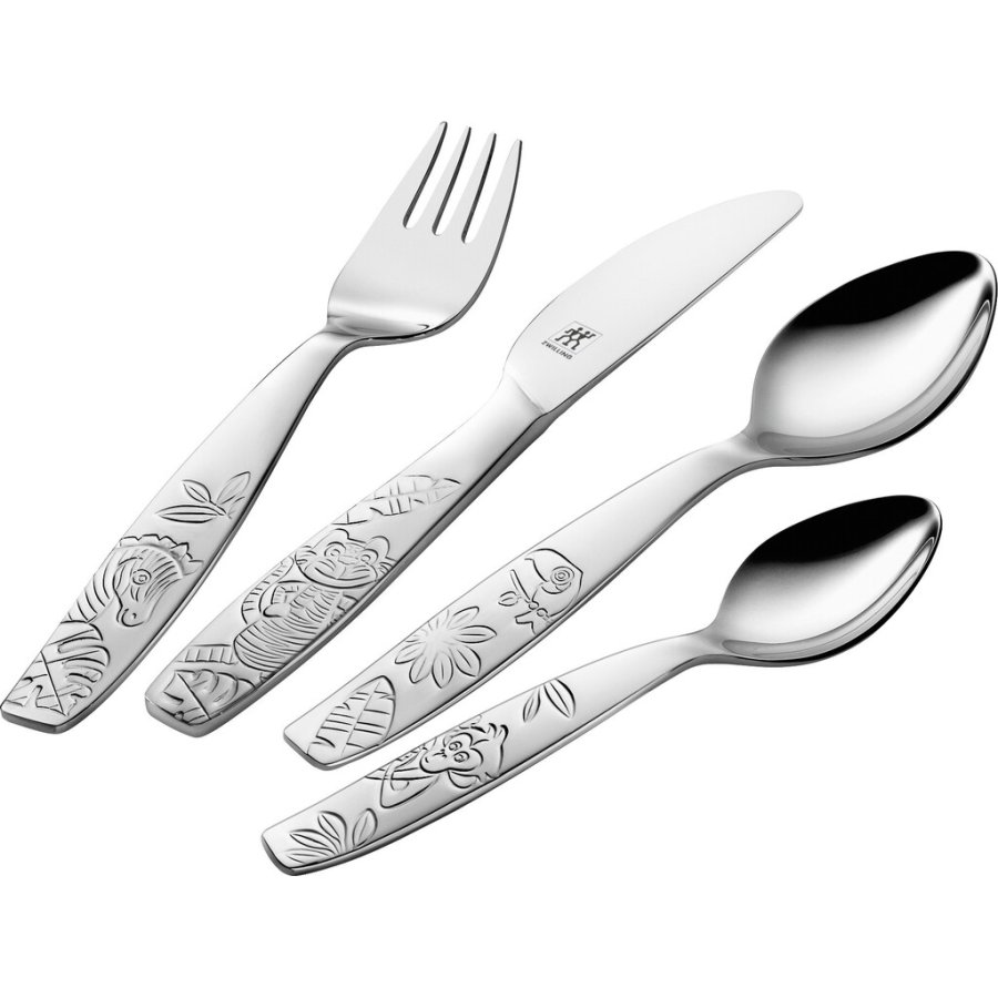 Zwilling Jungle B�rnebestiks�t 4 Dele, Blankt St�l
