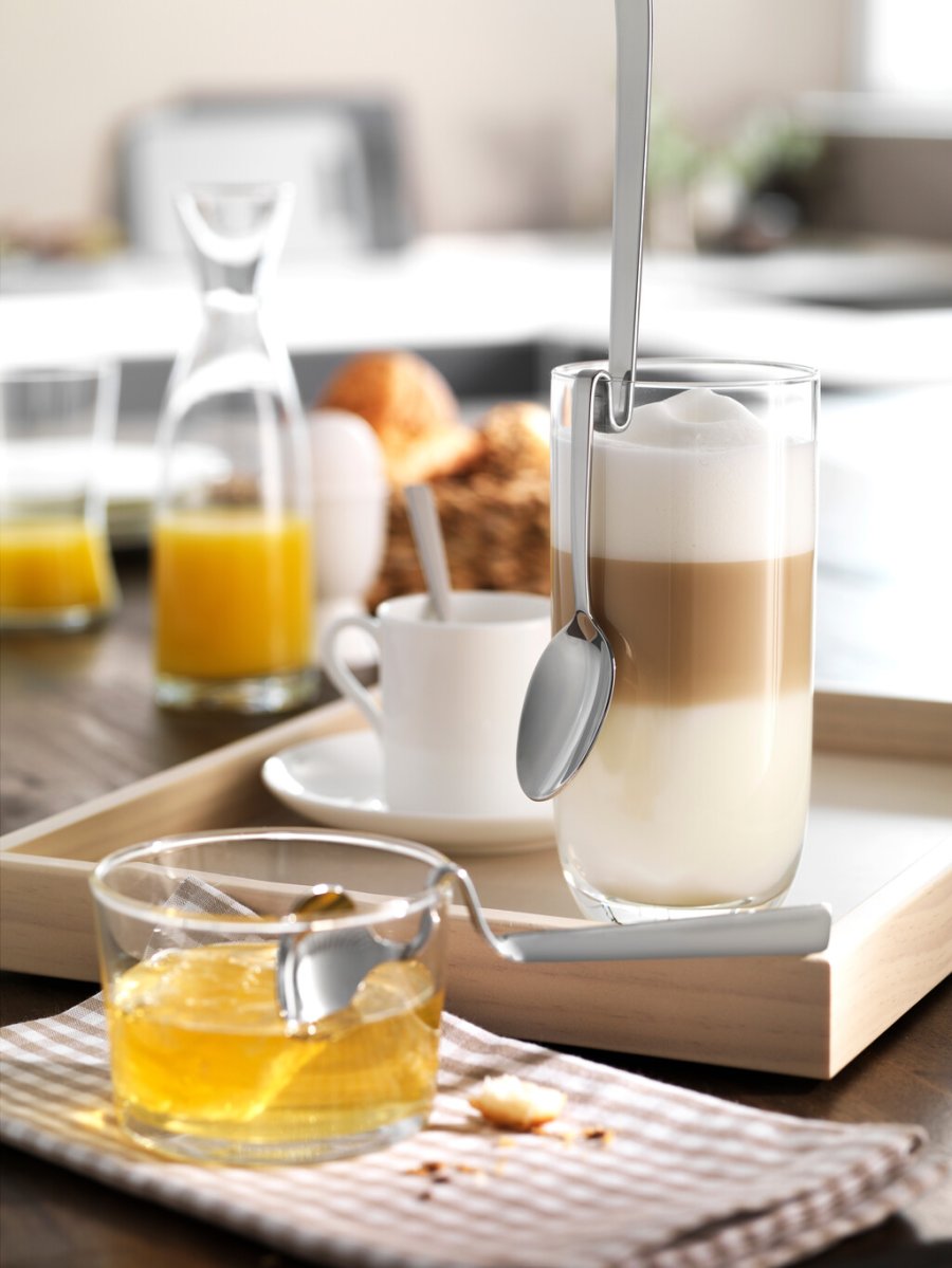 Zwilling Dinner Latte Lffel 6er Set 21 cm, Stahl Glnzend