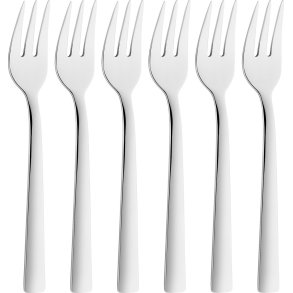 Zwilling Dinner Dessertgabel 6er Set 16 cm, Blankstahl