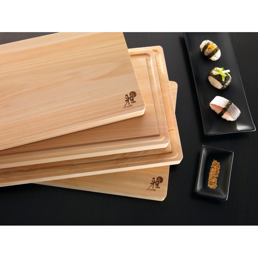 MIYABI Hinoki Cutting Boards Schneidebrett 35x20 cm, Hinoki Holz