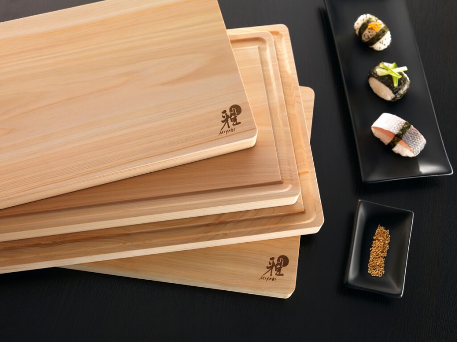 MIYABI Hinoki Cutting Boards Schneidebrett 35x20 cm, Hinoki Holz