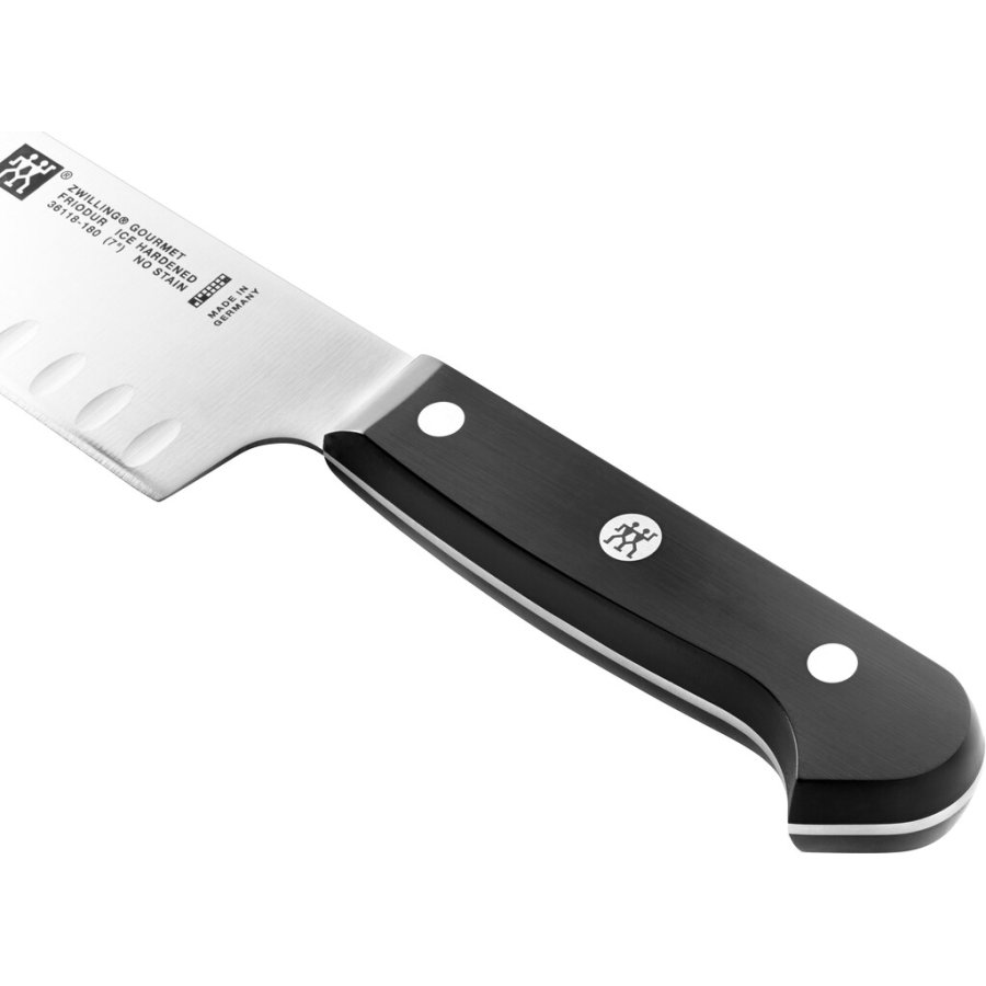 Zwilling Gourmet Santoku Messer 18 cm, Schwarz