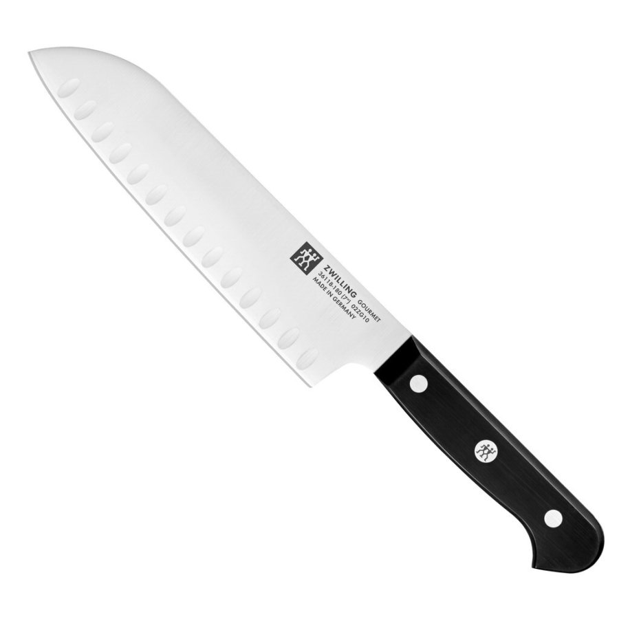 Zwilling Gourmet Santoku Messer 18 cm, Schwarz