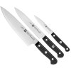 Zwilling Gourmet Messerset 3-teilig, Schwarz