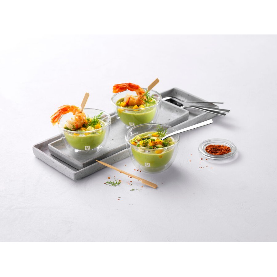 Zwilling Sorrento Appetizer Set 3-teilig, Borosilikatglas