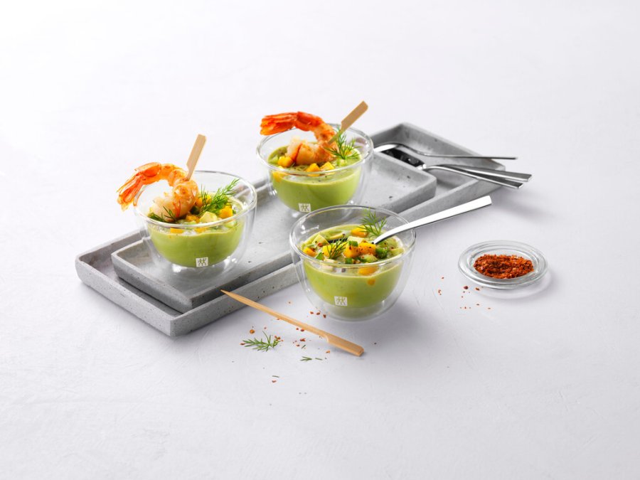 Zwilling Sorrento Appetizer Set 3-teilig, Borosilikatglas