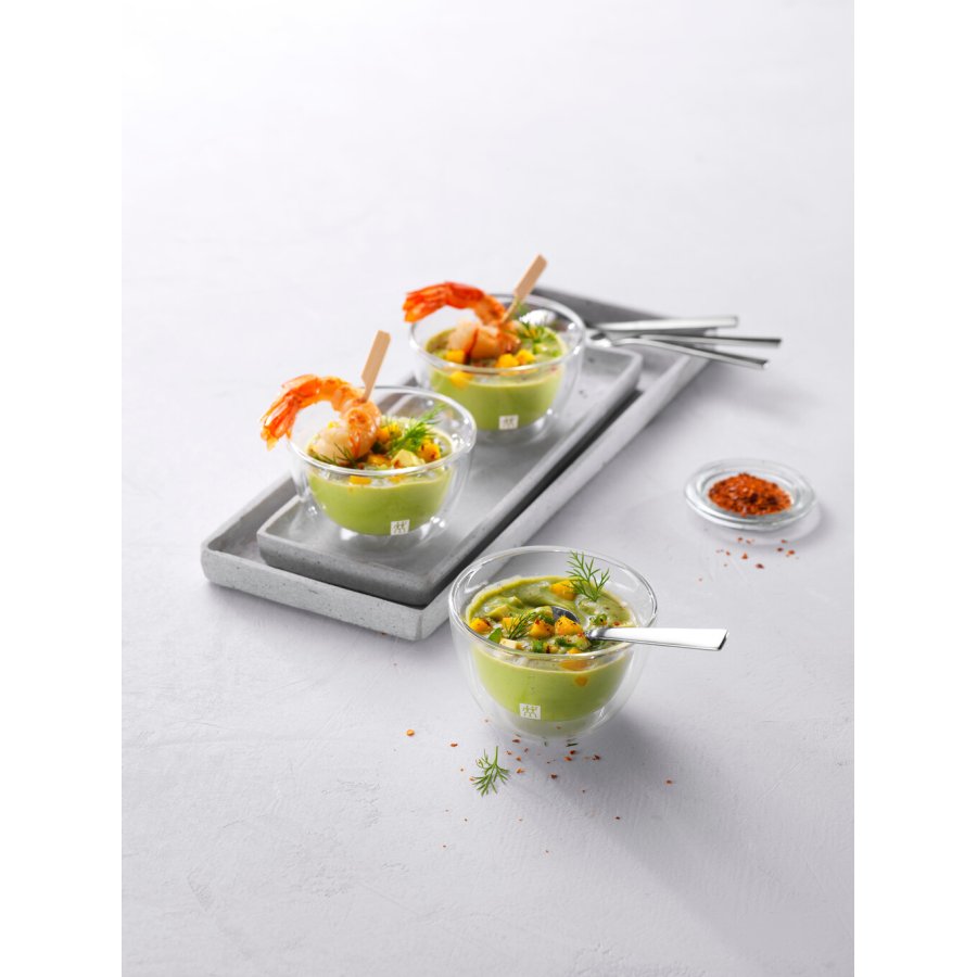 Zwilling Sorrento Appetizer Set 3-teilig, Borosilikatglas