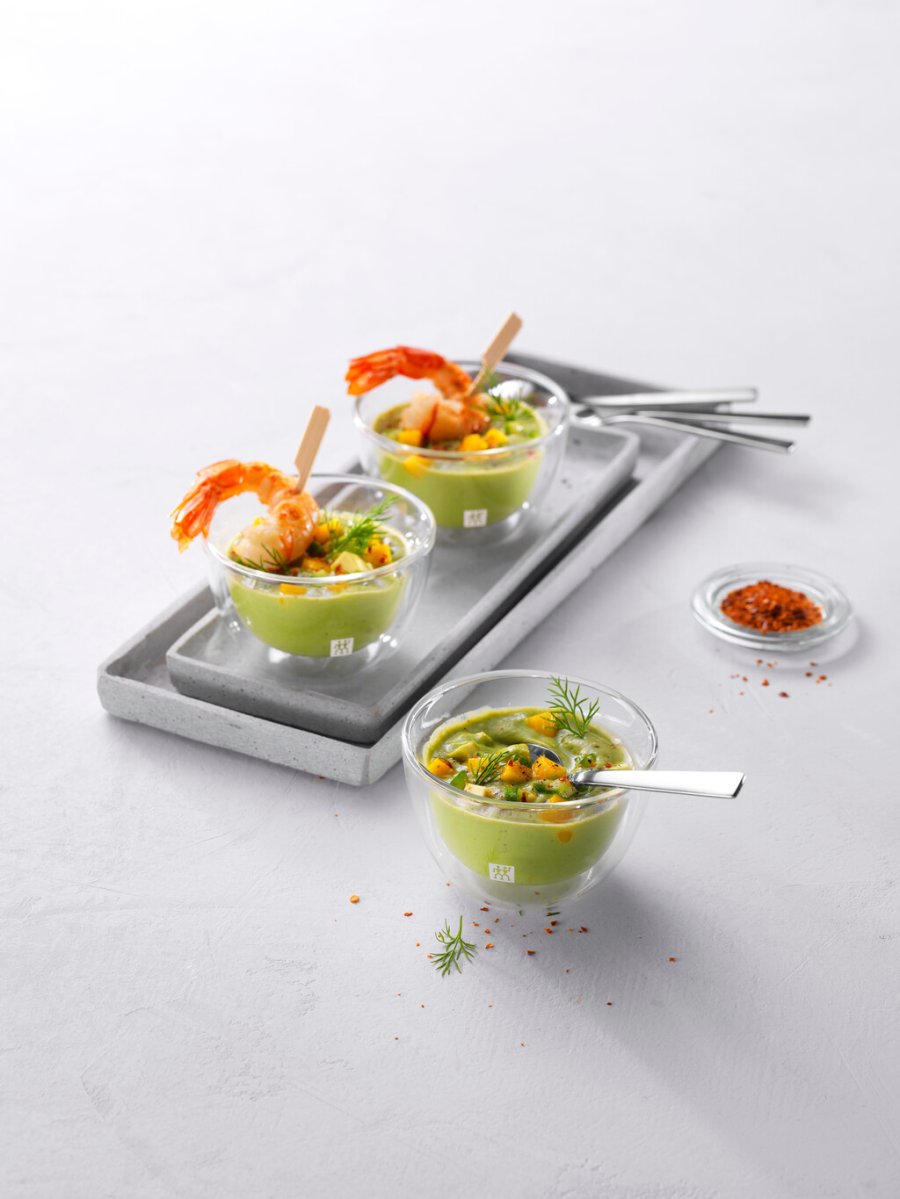 Zwilling Sorrento Appetizer Set 3-teilig, Borosilikatglas