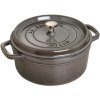 Staub La Cocotte Brter aus Gusseisen 24 cm/3,8 L, Graphitgrau