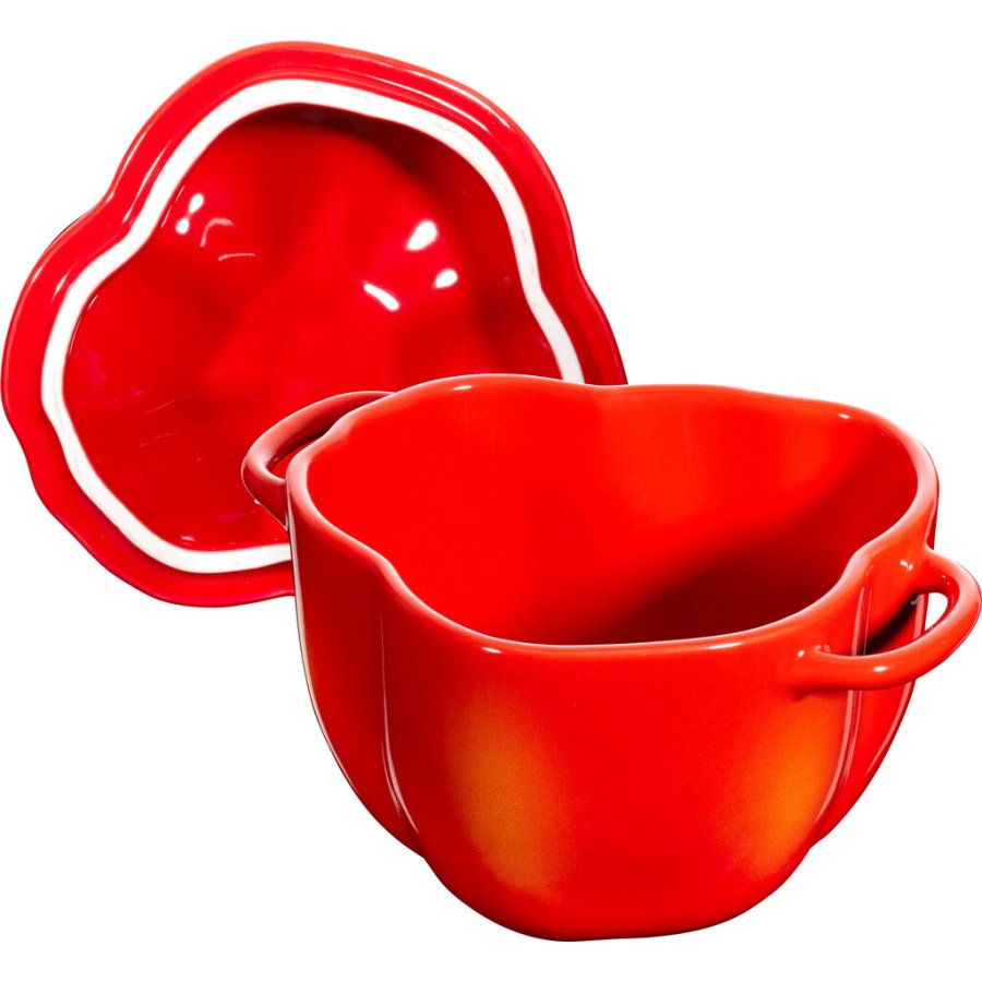 Staub Ceramique Cocotte Paprika 11 cm/0,5 L, Orangerot