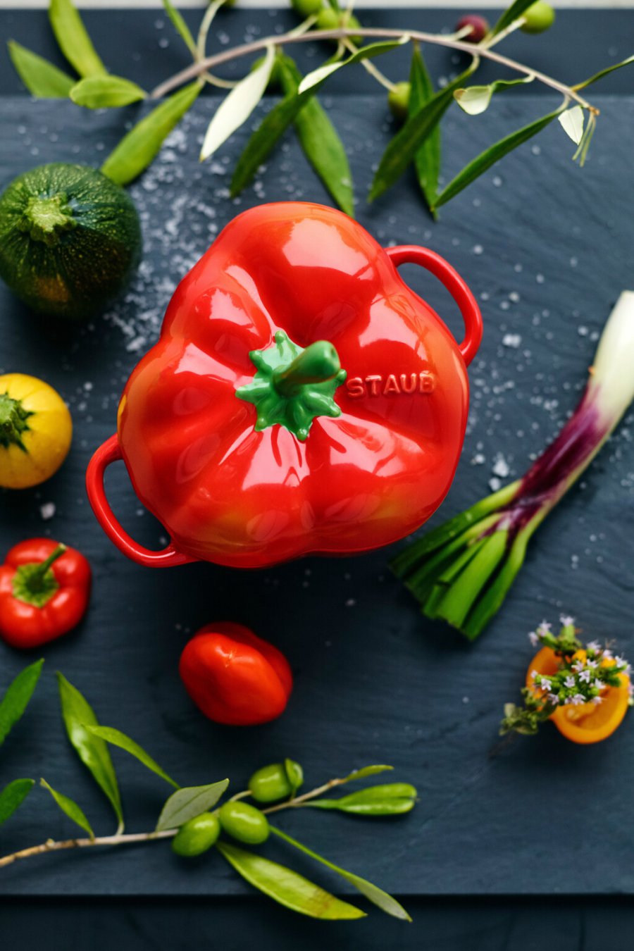 Staub Ceramique Cocotte Paprika 11 cm/0,5 L, Orangerot