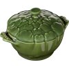 Staub Ceramique Cocotte Artischocke 13 cm/0,5 L, Basilikumgrn