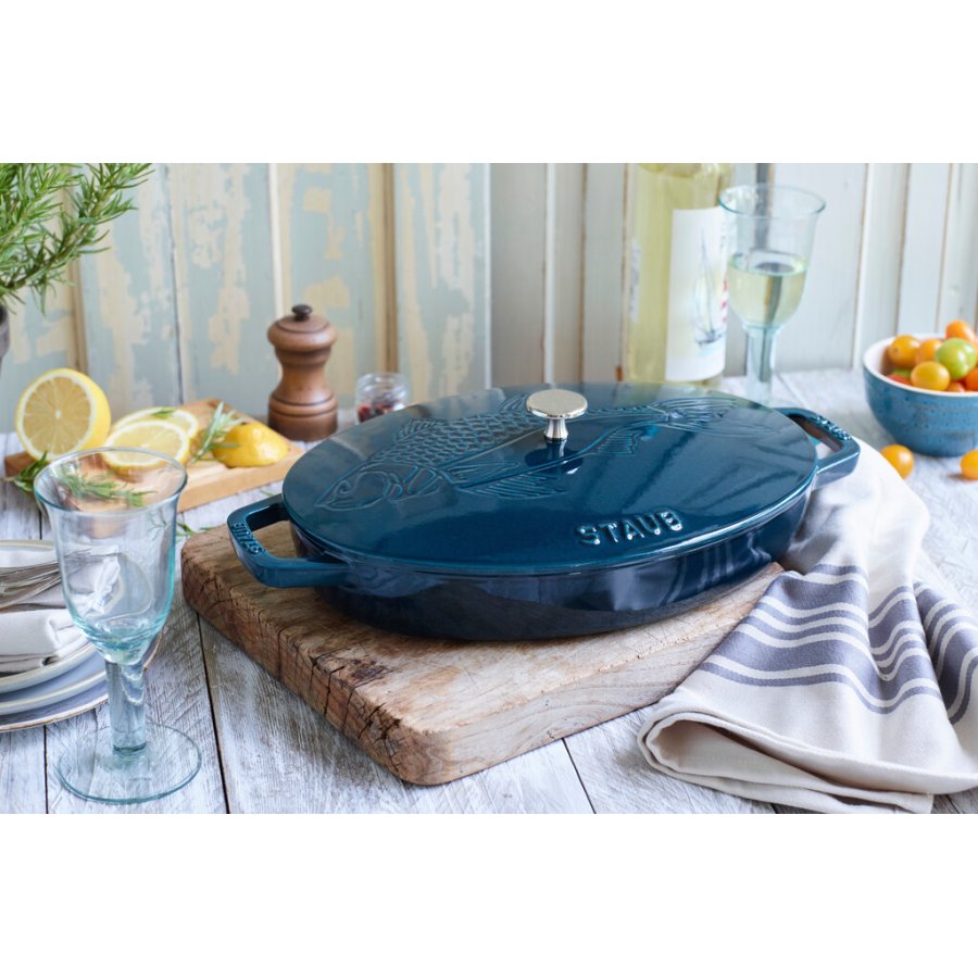 Staub Specialities Auflaufform mit Deckel 33 cm, La Mer